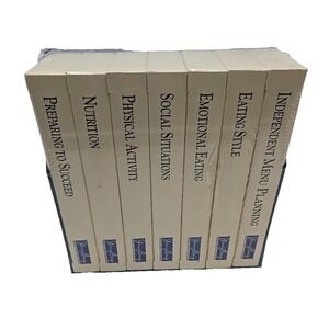 Jenny Craig Personal Weight Management 7 VHS Tapes Video Library Exercise SEALED